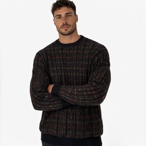 Tosani XL Knit Sweater 100% Cotton Crewneck Pullover NWT Grandpacore Inspired